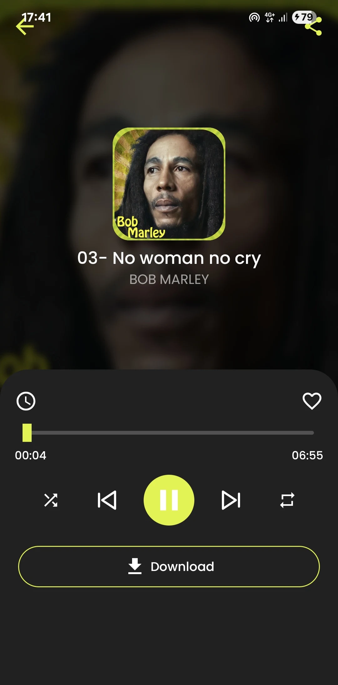 Bob Marley Songs screenshot